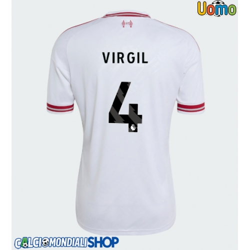 Maglie da calcio Liverpool Virgil van Dijk #4 Seconda Maglia 2026-27 Manica Corta
